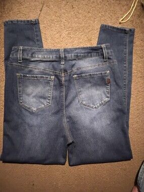 1822 Denim Women's Dark Blue Skinny Jeans - 14